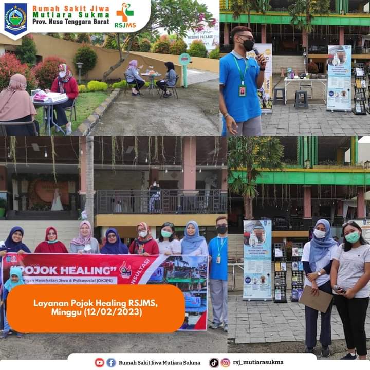 PROMOSI LAYANAN FISIOTERAPI RSJMS RAMAIKAN LAYANAN POJOK HEALING